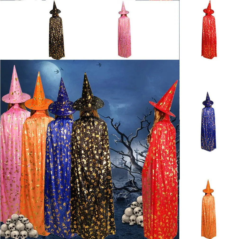 Хэллоуин Тыква плащ карнавальный костюм Зомби Детский Взрослый Маскарад