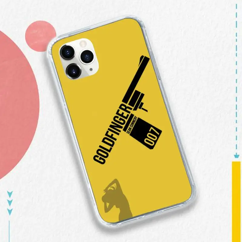 

James bond 007 Crime Thriller Action Movies Phone Case for iPhone 11 12 pro XS MAX 8 7 6 6S Plus X 5S SE 2020 XR