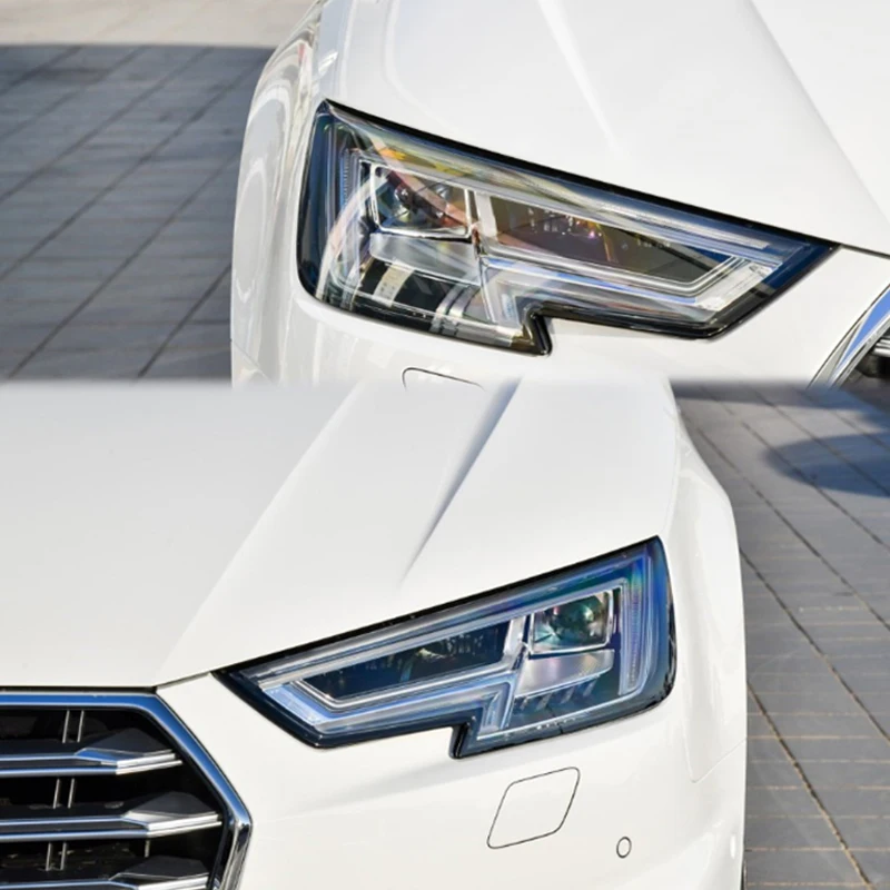 Для audi A4L- корпус фары черный корпус крышка объектива абажур фара черная основа черный пластиковый дом черный корпус