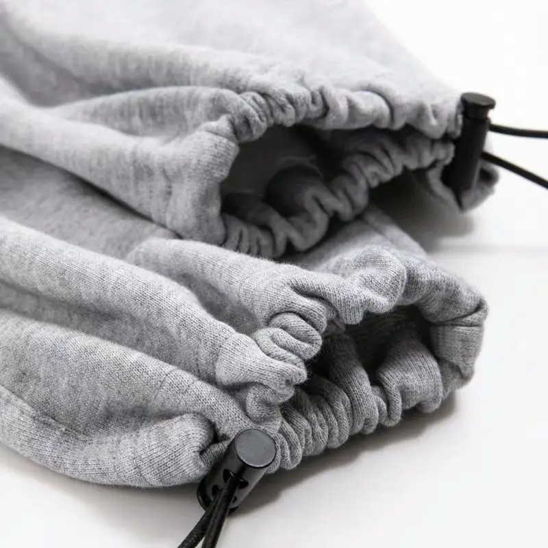 

Casual Pants Women Spring Drawstring Plus Size 3XL Simple Solid Straight Trousers Elastic Waist Daily All-match Ins Empire Chic