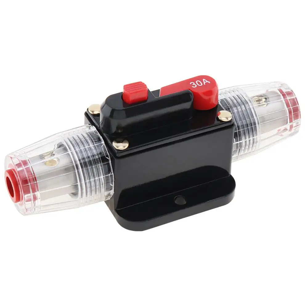 30A автомобильный аудио выключатель ручной переключатель сброса держатель