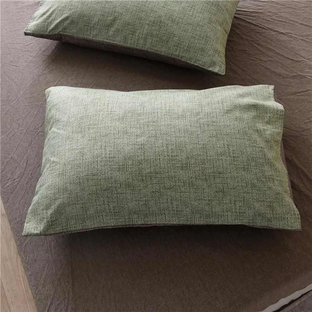 Простая простыня пододеяльник наволочка чехол Комплект постельного белья из