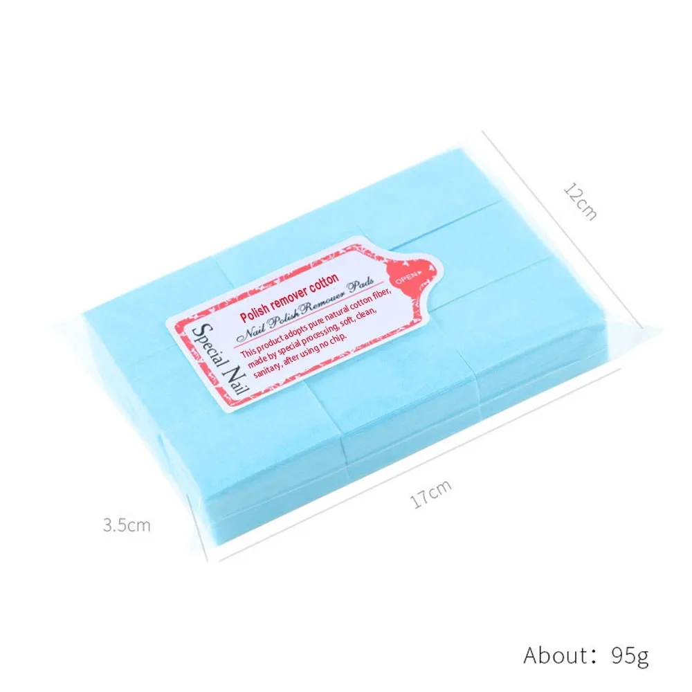 

700 Pcs/Bag Nail Polish Remover Wipes Cleaning Lint Free Paper Pad Soak off Remover Manicure Tools Nail Art Tools