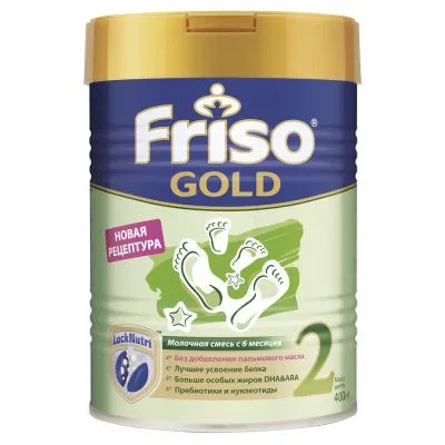 Молочная смесь Friso Фрисо Gold 2 с 6 мес 400 гр