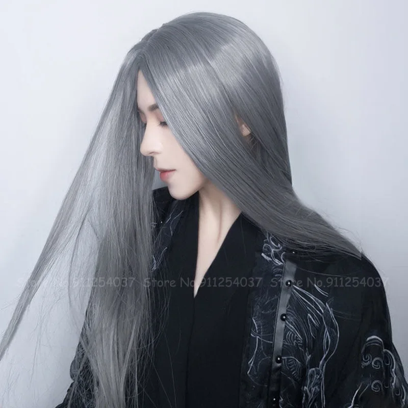 Парик для косплея мужчин и женщин 10 видов цветов с длинными прямыми волосами