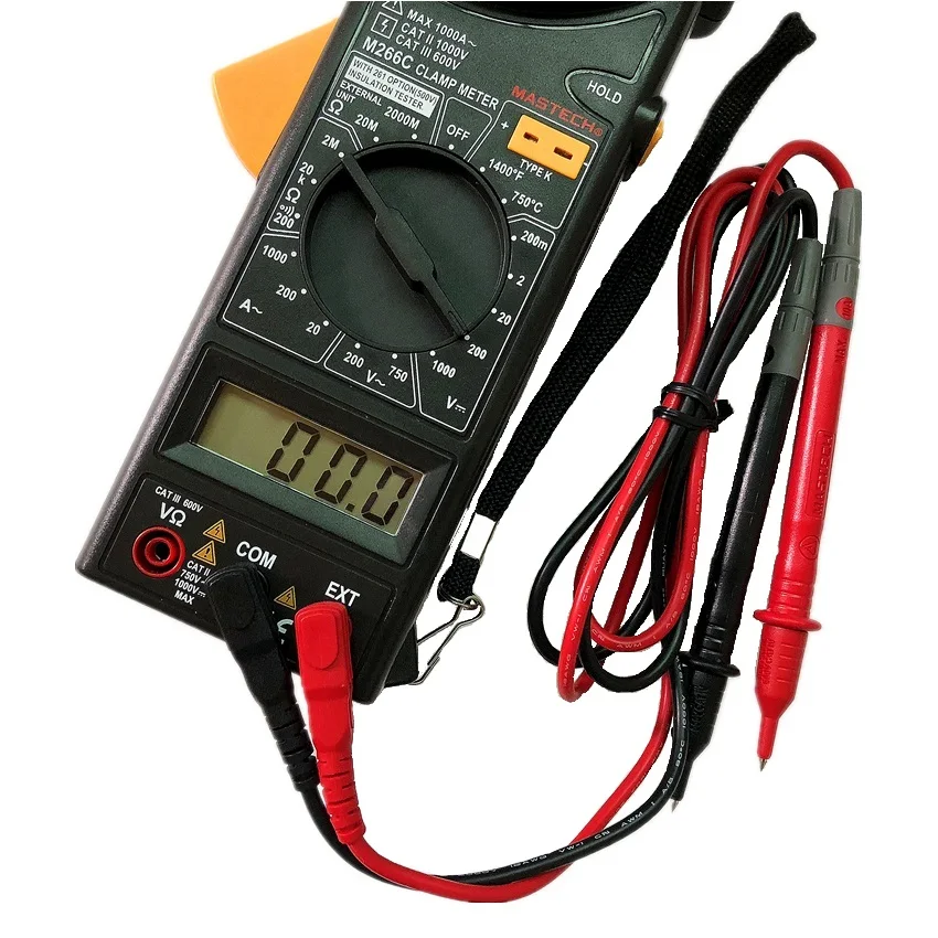 MASTECH M266C цифровой токоизмеритель Амперметр мультитестер Вольтметр Омметр тестер