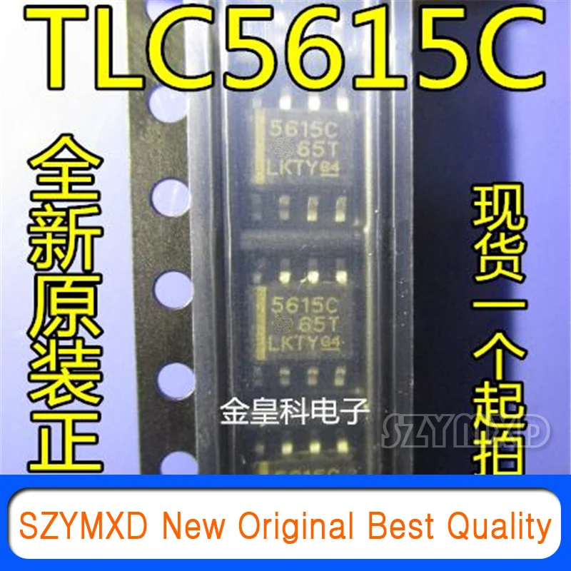 

5Pcs/Lot New Original TLC5615C 5615C TLC5615CDR 5615I TLC5615IDR Chip In Stock