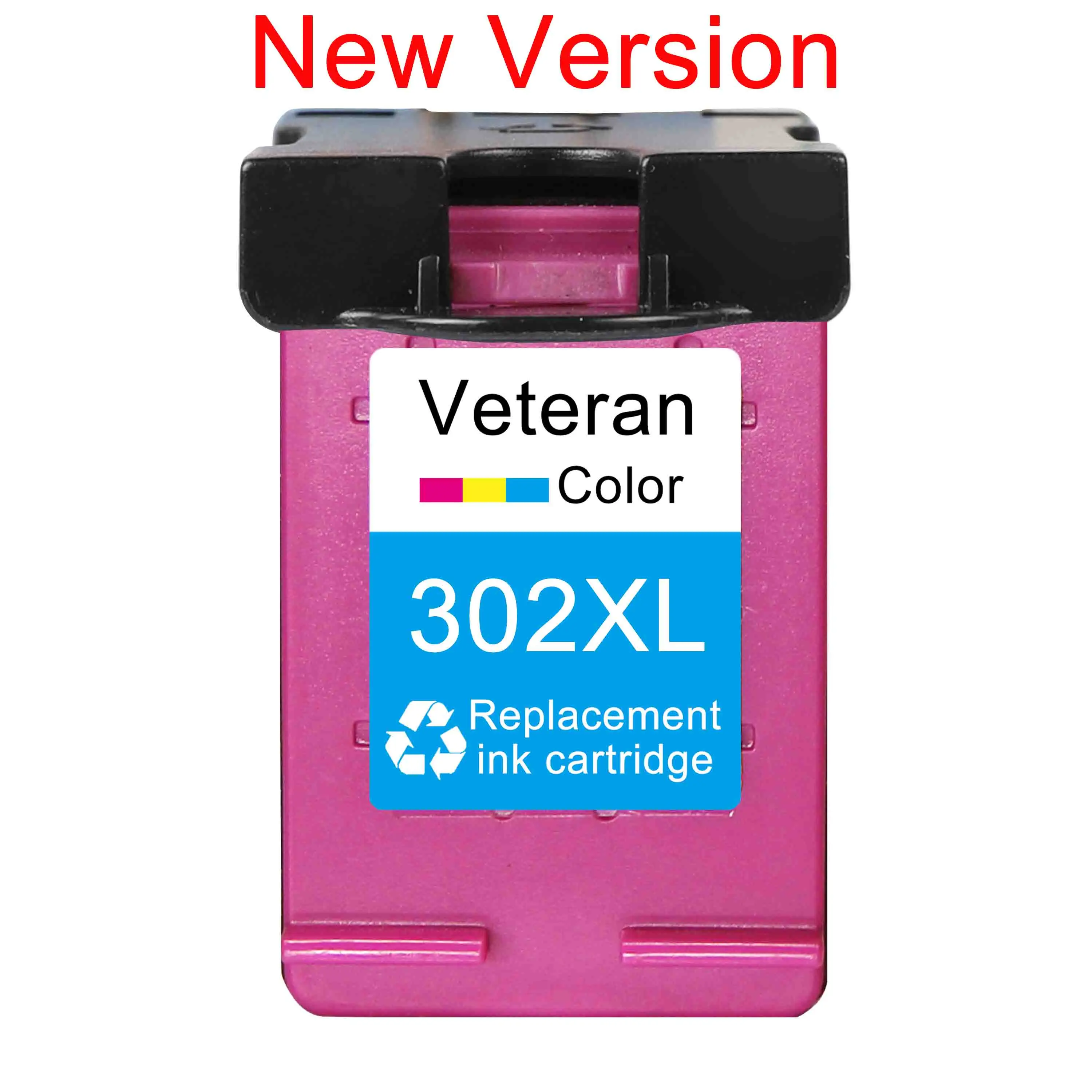 302XL CO New version Ветеран 302XL картридж для hp 302 XL hp 302 чернильный картридж для hp Deskjet 1110 1111 1112 2130 OfficeJet 5220 5230 5232 принтер - Цвет: 302XL CO New version