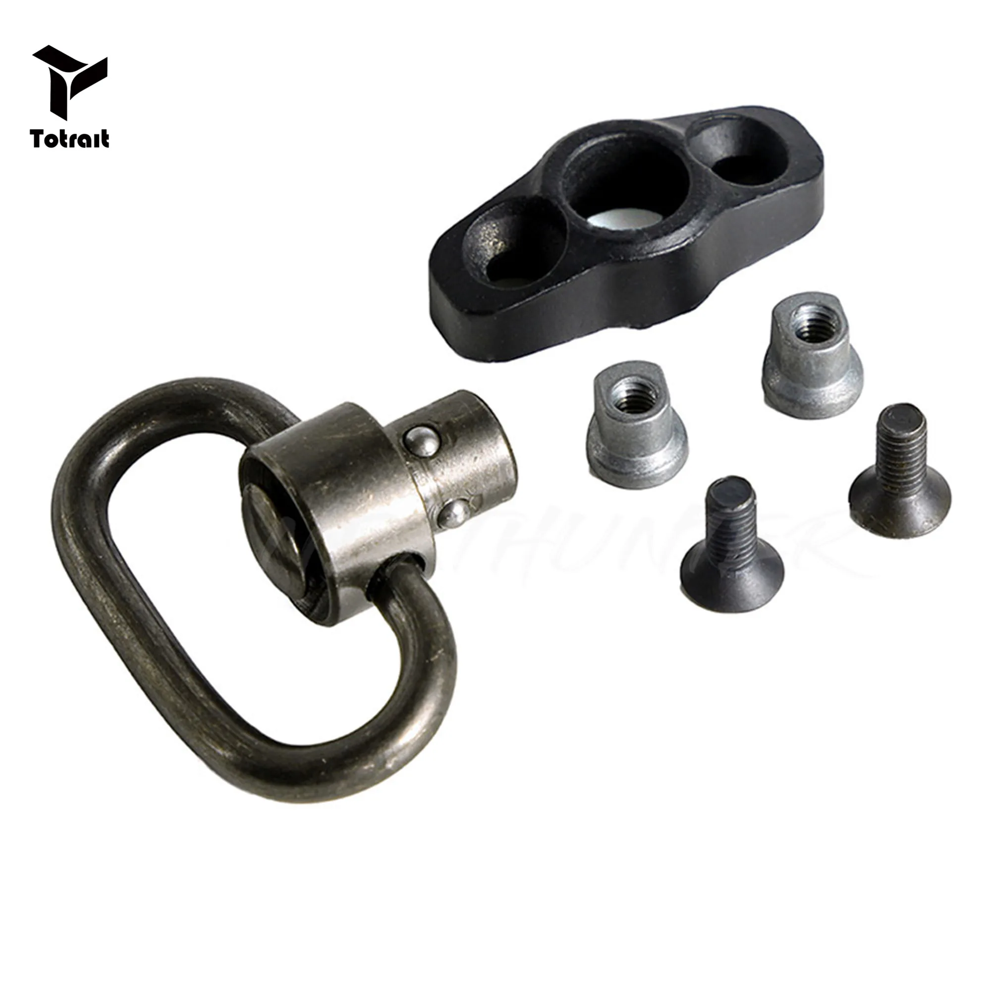 

1.25" QD Sling Swivel Adapter Picatinny Rail Mount with Keymod Basewith Loop Attachment for Rifle Pistol Handguard