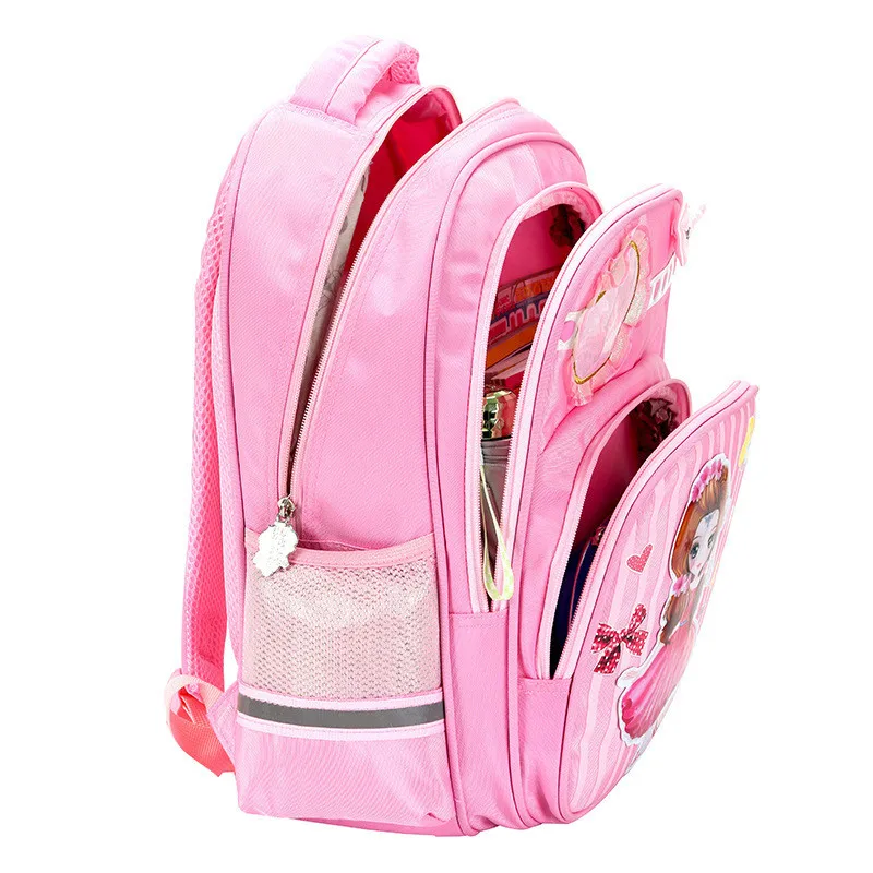 cute ZIRANYU children cartoon school bag Orthopedic school backpacks Bow-knot child schoolbags for girls teenagers mochila