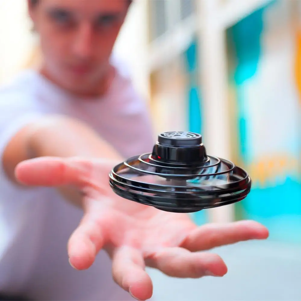 Flynova Радиоуправляемый мини Дрон НЛО квадрокоптер Fingertip Upgrade Flight Gyro Flyin Spinner