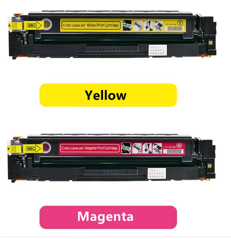 CF400A CF401A 402 403A 201A cf400 совместимый цветной картридж с тонером для hp Color LaserJet Pro M252dn M252n