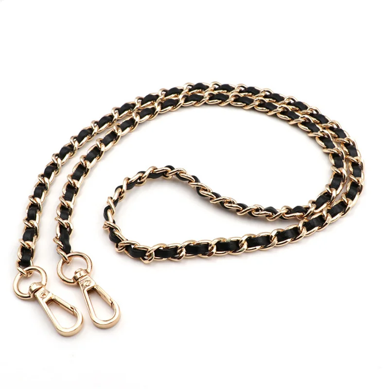 100/120 см Женская модная металлическая цепочка из искусственной кожи сменный