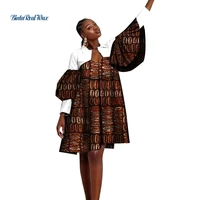 2021 fashion african dresses for women bazin riche dashiki african print sexy lady dresses traditional african clothing wy8901