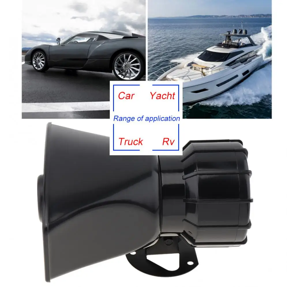 Автомобильный звуковой сигнал 12 В 100 Вт сирена 5 тонов Электрический динамик