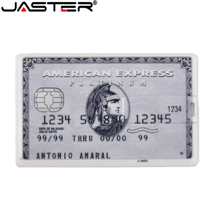 JASTER настоящая емкость банковская карта USB памяти HSBC MasterCard кредитные карты