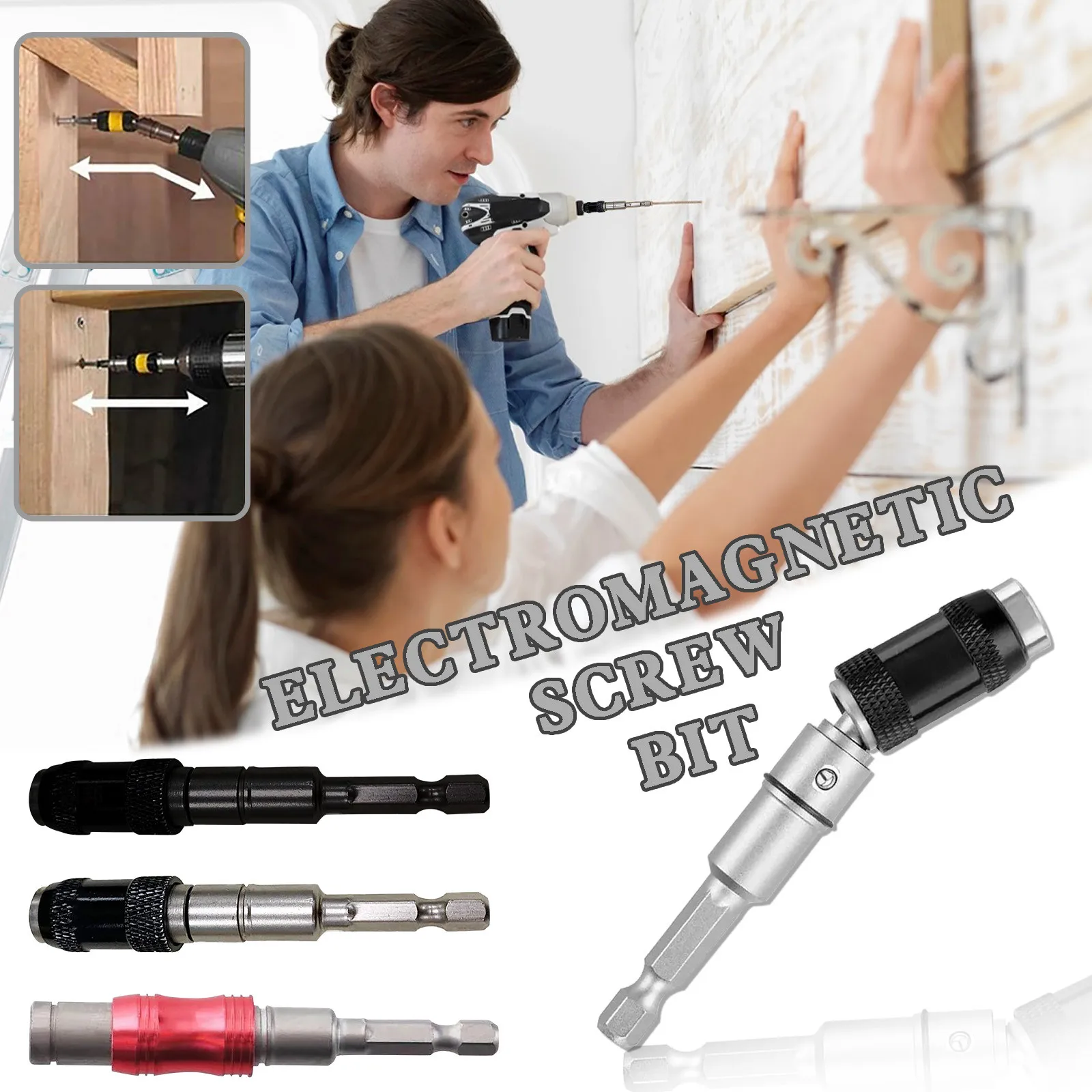 

Magnetic Drill Screw Bit Length 8.8cm universal drill screw tip 6.35mm quick release self-locking Electricdrill Tip