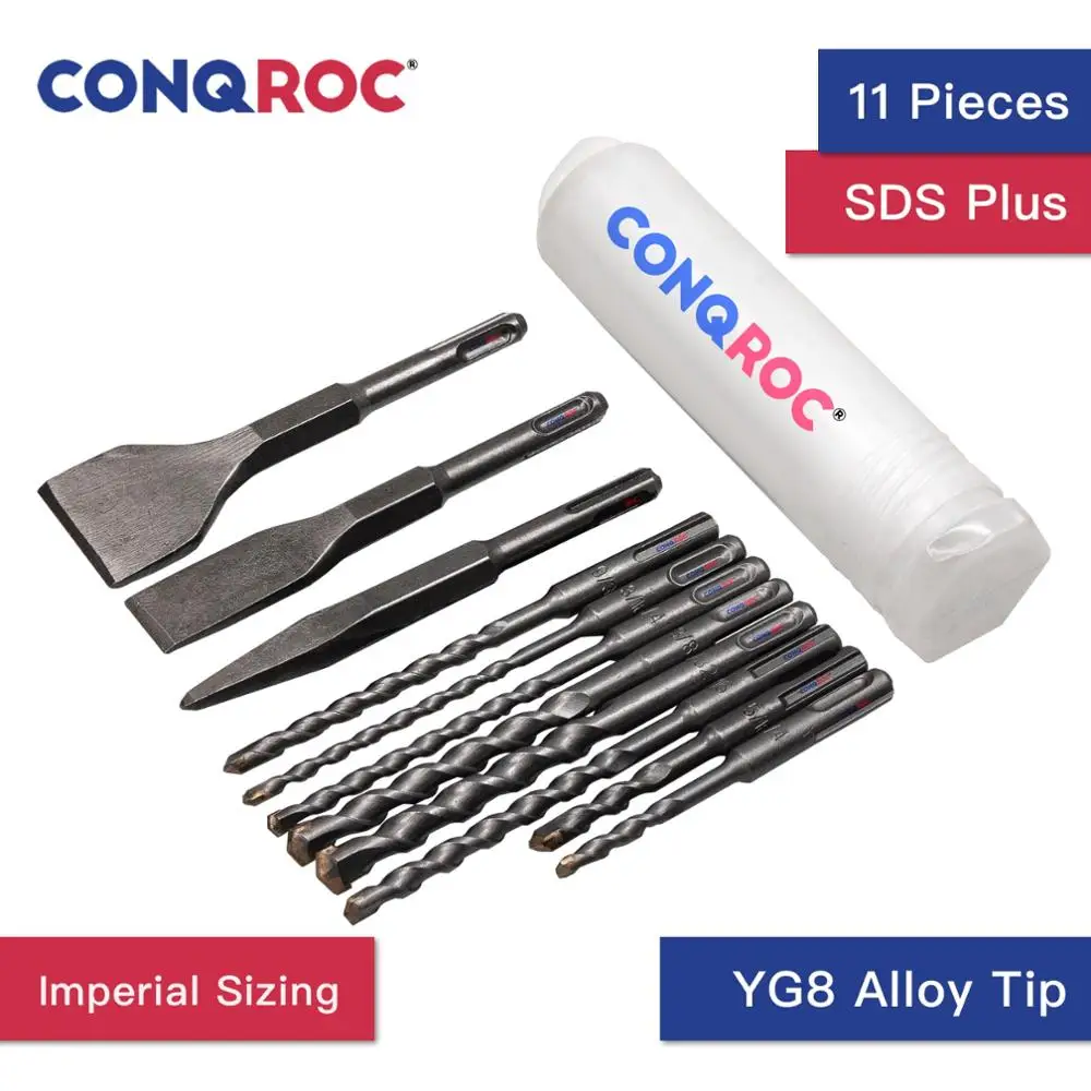 Набор сверл SDS Plus с наконечником из карбида резец для камня набор
