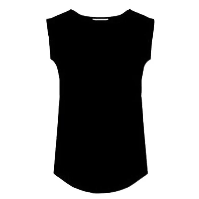 Женская одежда летние футболки без рукавов новые свободные однотонные топы 4