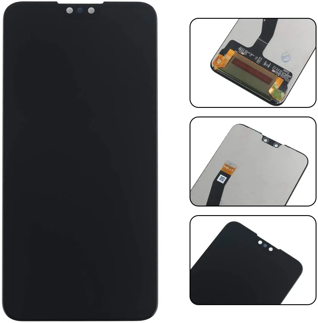 

Replacement for Huawei Y9 2019 JKM-LX1 JKM-LX2 JKM-LX3 LCD Display Touch Screen Digitizer Assembly + A Set of Tools(Black)