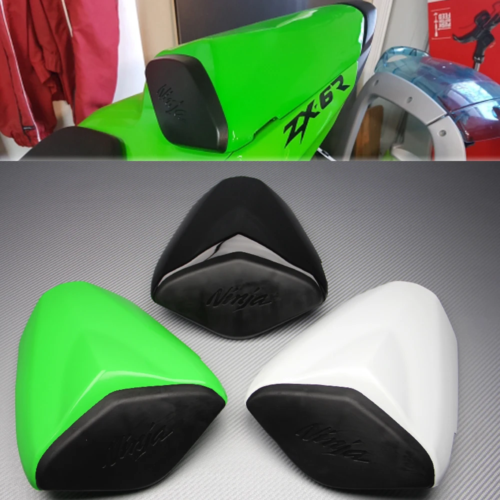 

ZX6R Seat Cover Cowl Fairing Solo Rear Passenger Pillion For Kawasaki Ninja ZX 6R 636 09-2018 2016 2017 ZX-6R Accessories Moto