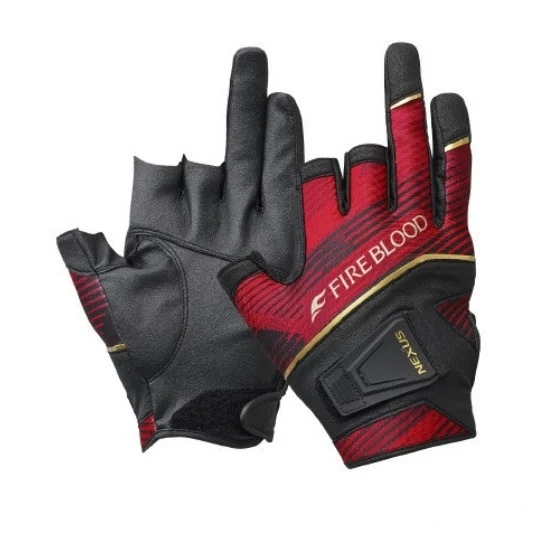 1 пара Нескользящие перчатки с тремя пальцами для рыбалки | Спорт и развлечения