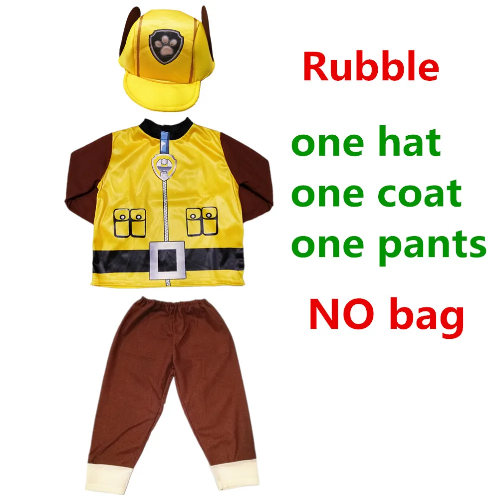 Christmas New Year Costume Kids Boys Girls Birthday Marshall Rubble Chase Skye Cosplay Costumes Zuma Rocky Dress |
