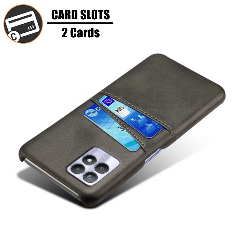 

Card Slots Cover For OPPO Realme 8i 8 Pro Funda Slim Retro PU Leather Business Case For OPPO Realme 8 5G 8Pro Realme8i Coque