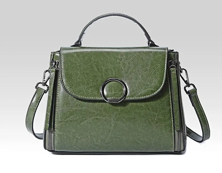 Новинка 2019 кожаная женская сумка через плечо на одно модный бренд европейский и