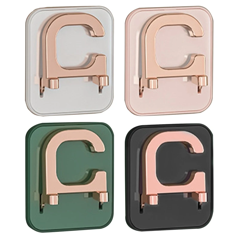 

2022 New Hair Dryer Storage Holder Blower Racks Foldable Design Hairdressing Tool Holder for Bathroom Hotel Homestay Punch-free