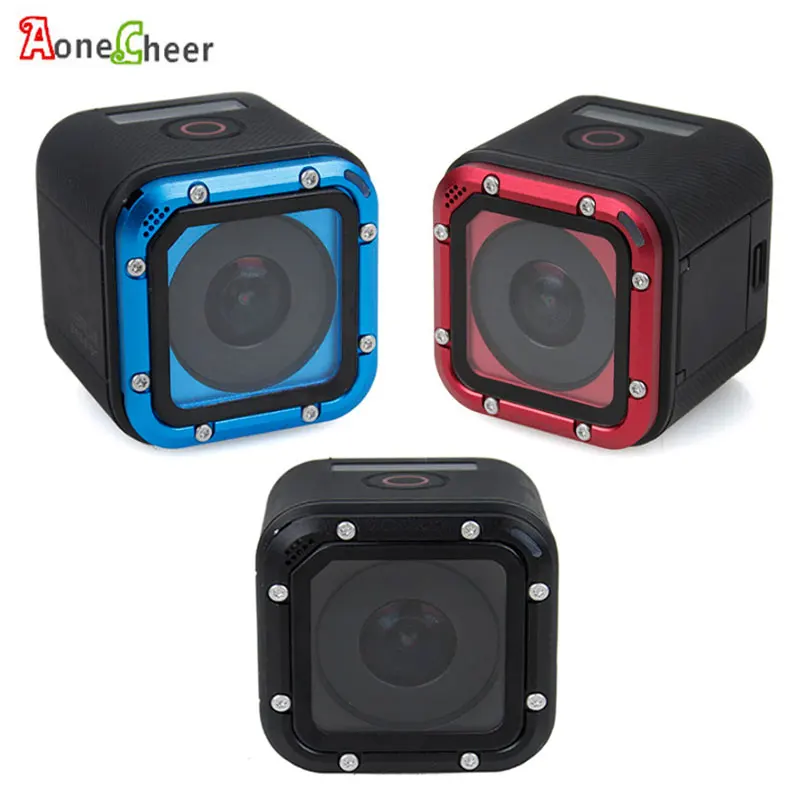 Алюминиевый Объектив корпусом запасные части для экшн Камеры GoPro Hero 4Session / 5Session