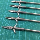 5 шт. Дротика трехсторонняя стрелка для охоты рыбалки Рогатка Дротика профессиональная рыболовная Рогатка стрелы стабильные в воде
