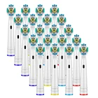 20 шт. сменные насадки для зубной щетки для Oral B электрическая зубная щетка, прежде чем питаниеPro ЗдоровьеTriumph3D Excelчистый точность жизненную силу