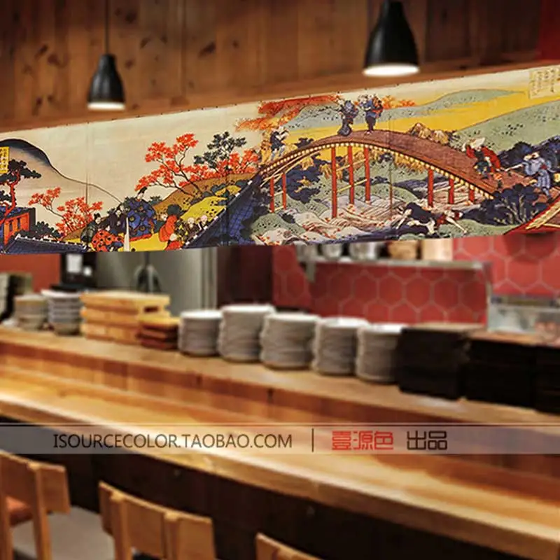 Японский двери Шторы суши Норен бар декоративный дома Кухня обеденный занавес