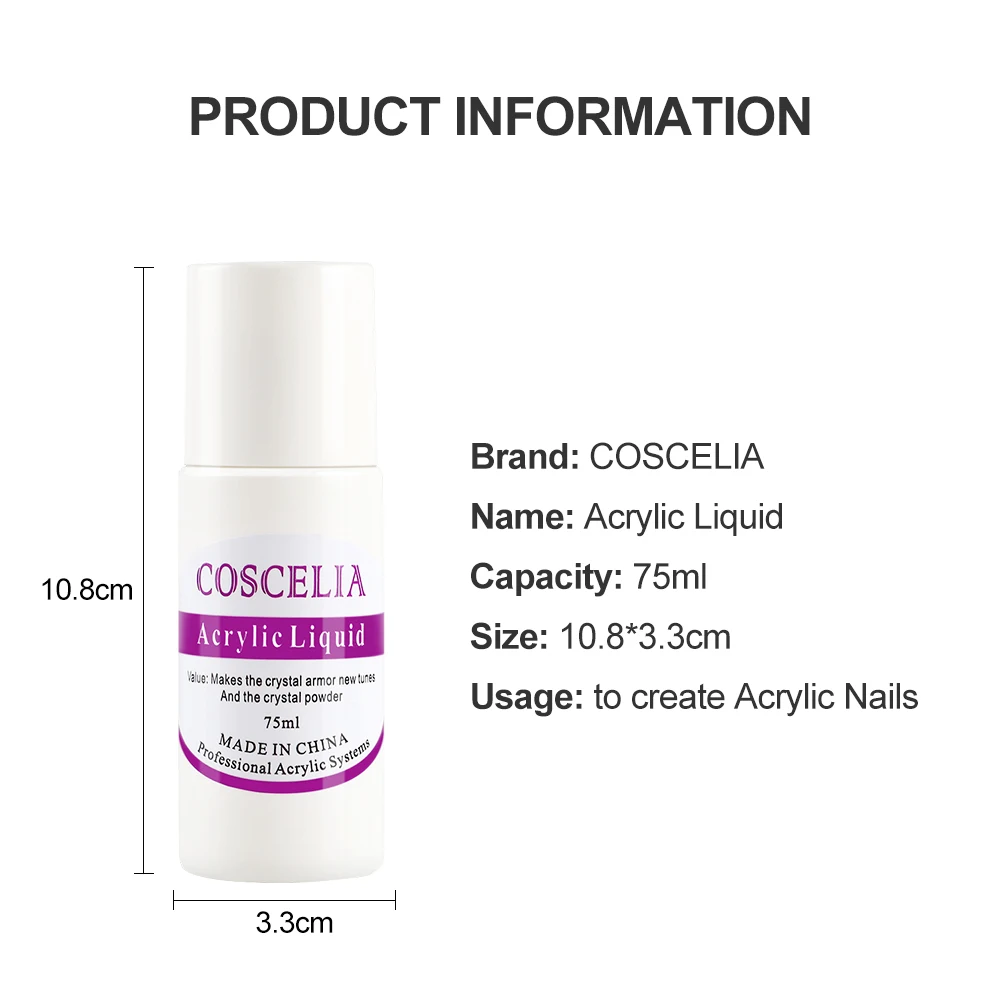 Набор для маникюра COSCELIA набор акриловой пудры украшения ногтей наборы