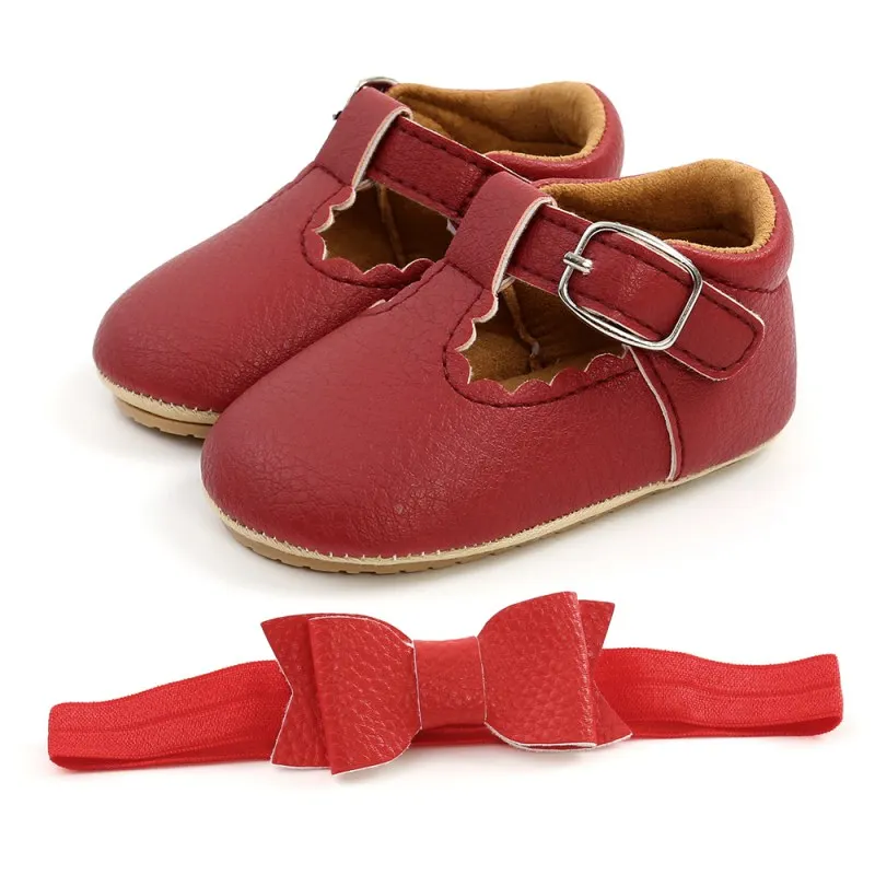 

Baby Girl Shoes Leopard PU Leather Shoes Soft-soled Toddler Shoes + Headband Spring Autumn Children Footwear First Walkers