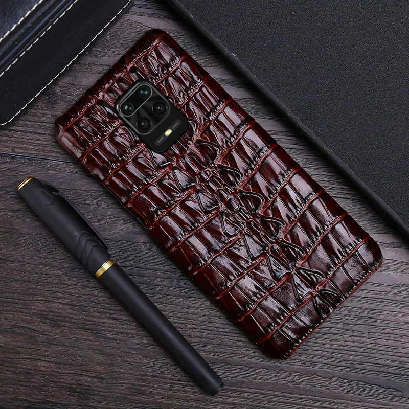 Высококлассный мужской чехол из натуральной кожи для телефона xiaomi Redmi note8 Pro