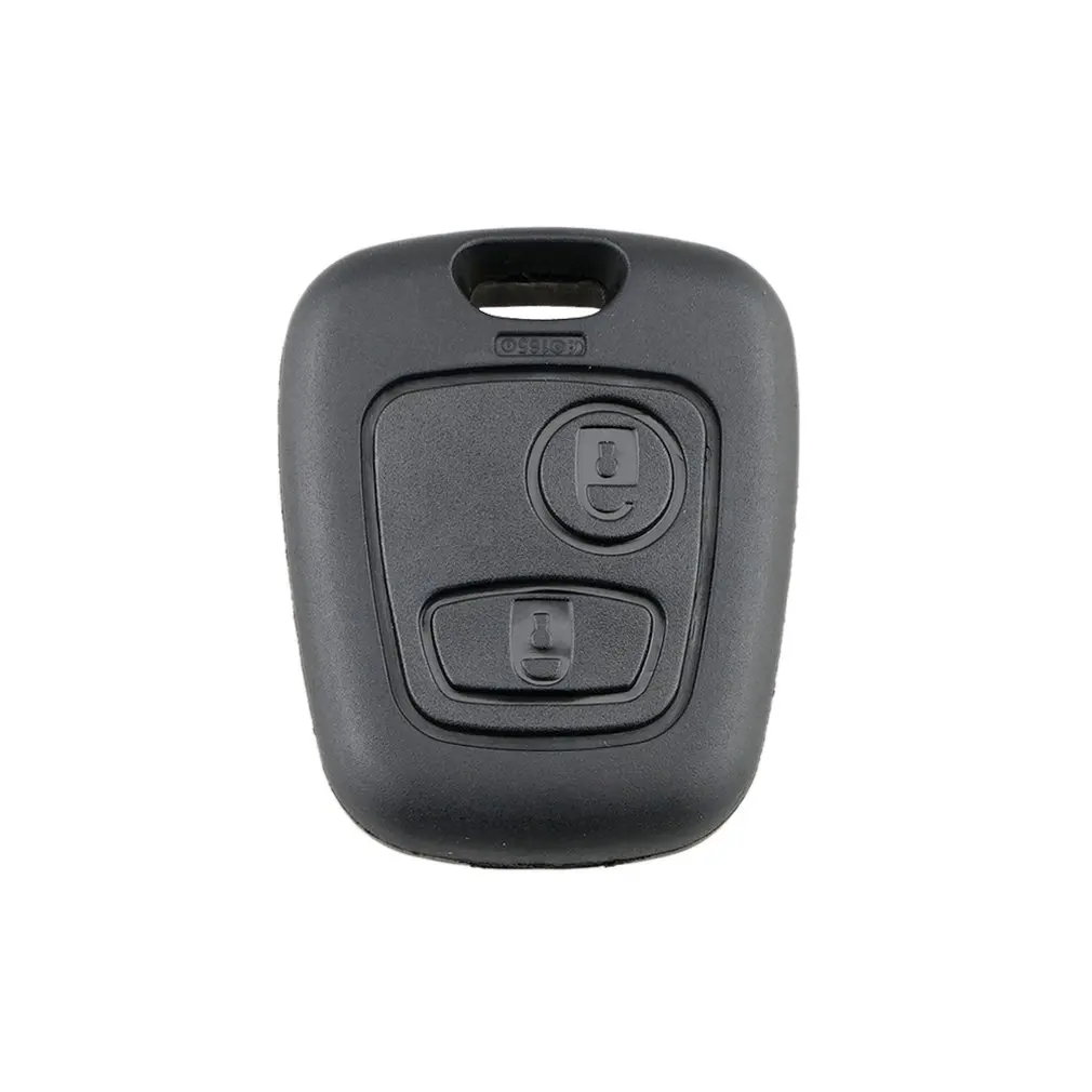 

New 2 Buttons Replacement Remote Blank Car Key Shell Fob Case For Peugeot 206 307 107 207 407 No Blade Auto Key Case
