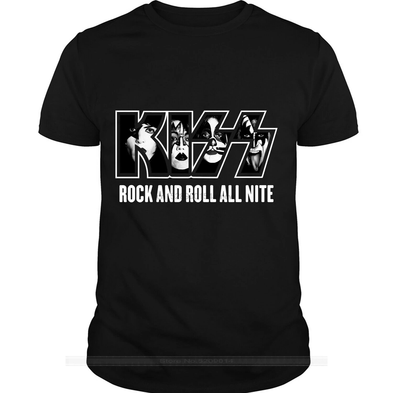 Футболка Kiss Band для участников рок н ролл футболка из хлопка мужская летняя модная