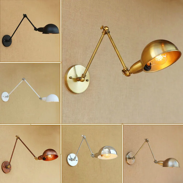 Винтажная настенная лампа промышленные настенные светильники настенное бра с