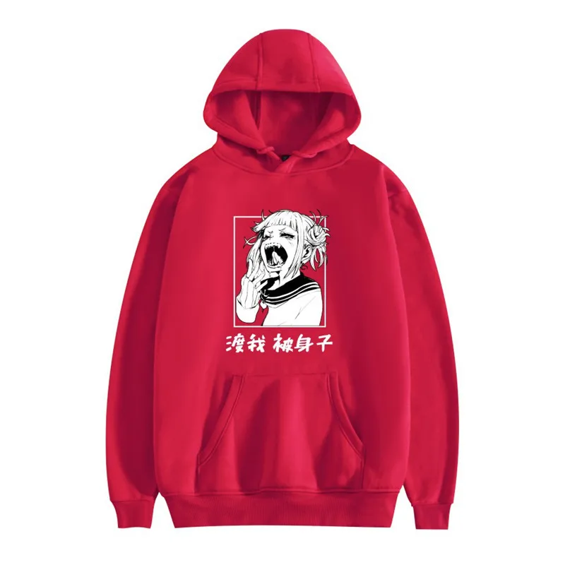 

Anime Senpai Harakuju My Hero Academia Printed Hooded Sweatshirt Casual Boku No Hero Academia Pullover Long Sleeve Hoodie 2021