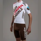 Комплект одежды для езды на велосипеде AG2R LA Global Laser Cut Band, мужские летние велосипедные шорты с манжетами для гонок, одежда для езды на велосипеде, 2021