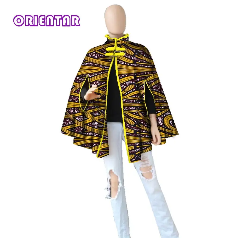Модная женская шаль с вощеным принтом Bazin Riche Тренч воротником стойкой в