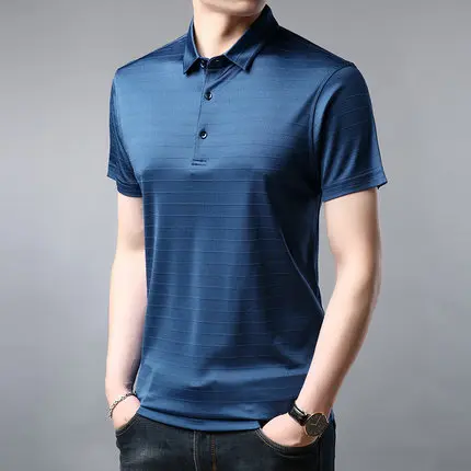 

Men's short sleeve t-shirt summer trend handsome casual half sleeve 6088