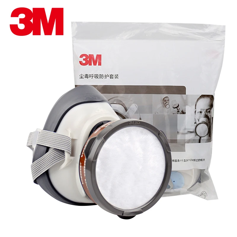 3M 1201 противогаз с очками Пылезащитная маска спрей краска химический газ анти-запах формальдегид краска пыль специальная защитная маска