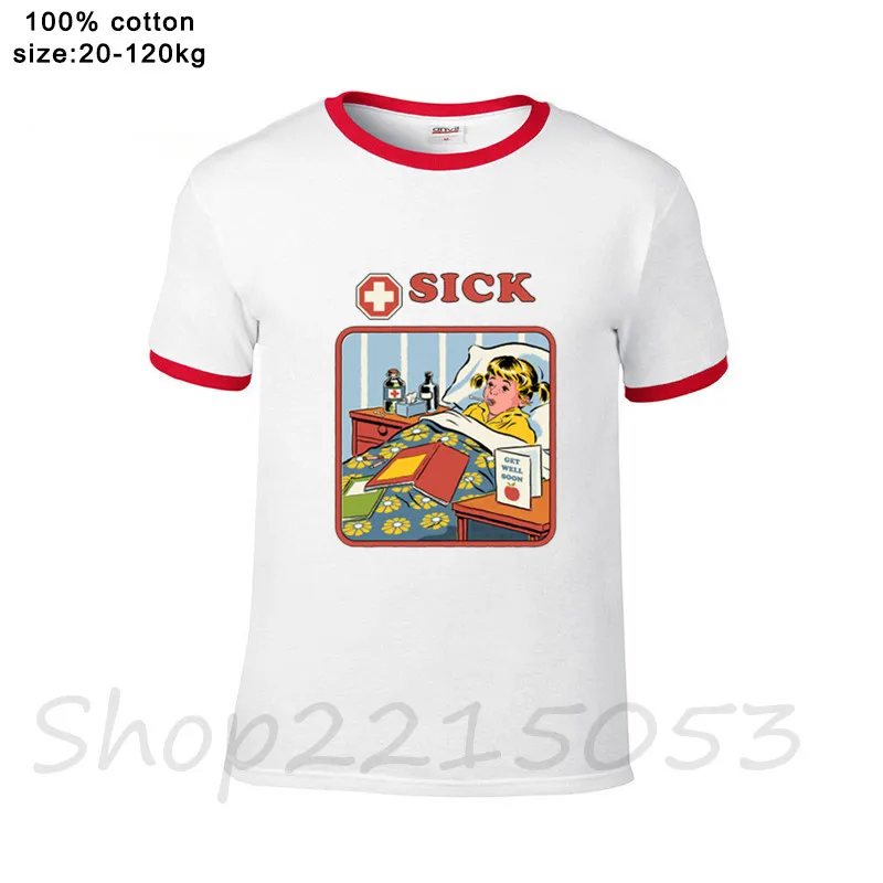 2019 забавные мужские брендовые футболки от Sick of your Shit Дарья мякоти фантастика