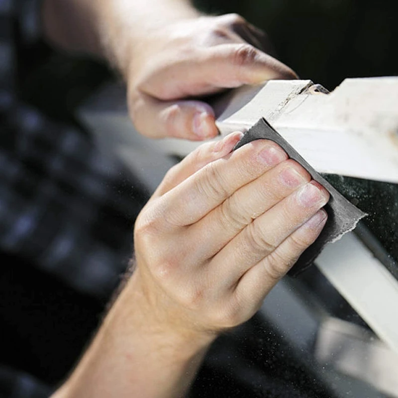 

50Pcs 5.5 inch x 4.5 inch Sheet Sandpaper Assorted 120 Grit Dry or Wet Sanding Sheets Silicon Carbide for Wet/Dry