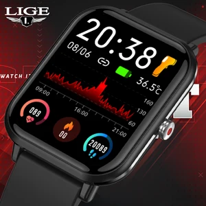 LIGE 2022 New Custom Watch Face Sport Smart Watch Men IP68 Waterproof Heart Rate Blood pressure Wome
