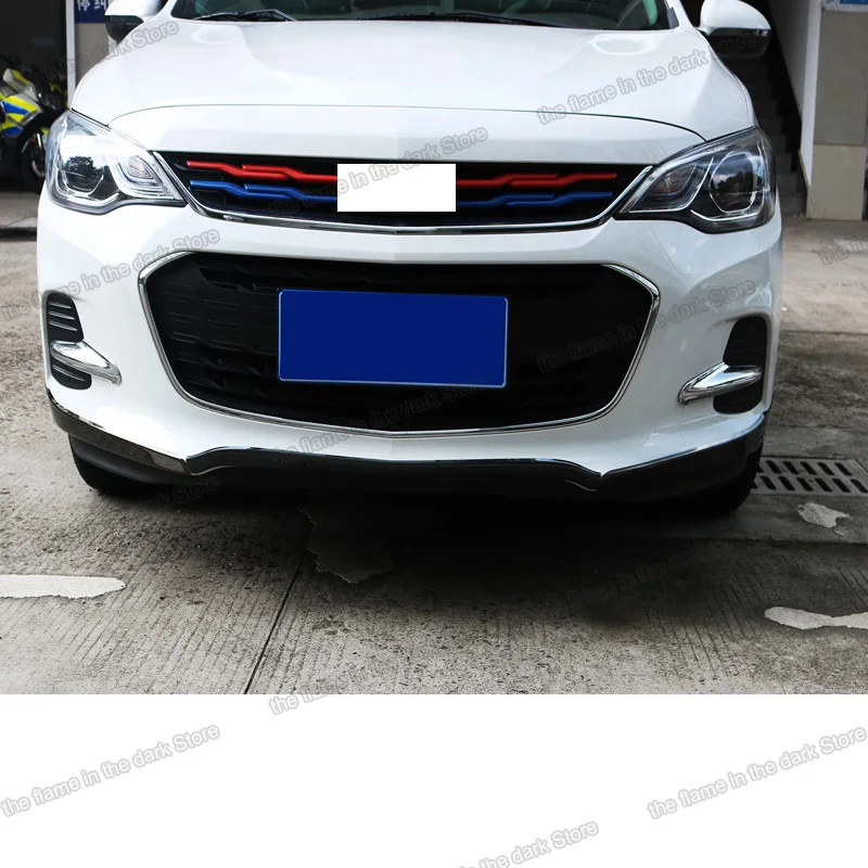 

Lsrtw2017 Stainless Steel Car Front Bumper Anti-collsion Strip Trims for Chevrolet Cavalier 2017 2018 2019 2020