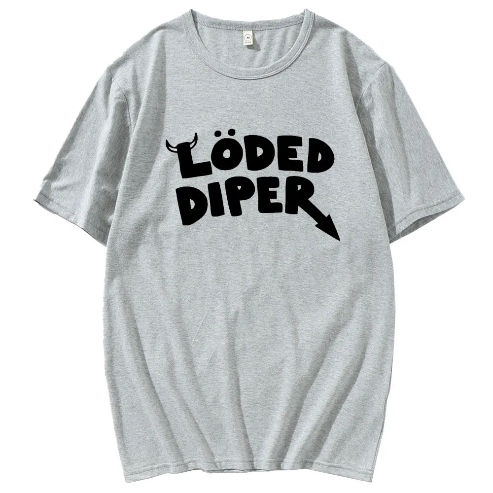 

2021 Letter Printing Men T-Shirt Loded Diper Diary of A Wimp Kid Tshirt Male Brand Teeshirt Men Summer Round Neck Cotton Tshirt